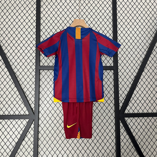 2005/06 Barcelona Home Retro Kids Kit