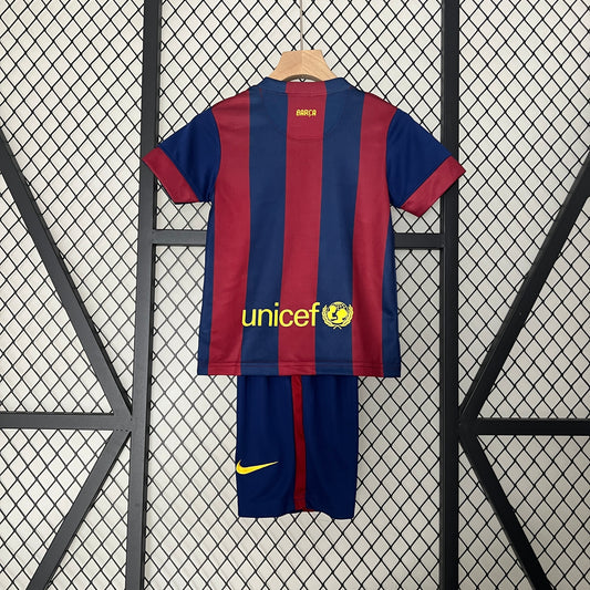 2014/15 Barcelona Home Retro Kids Kit