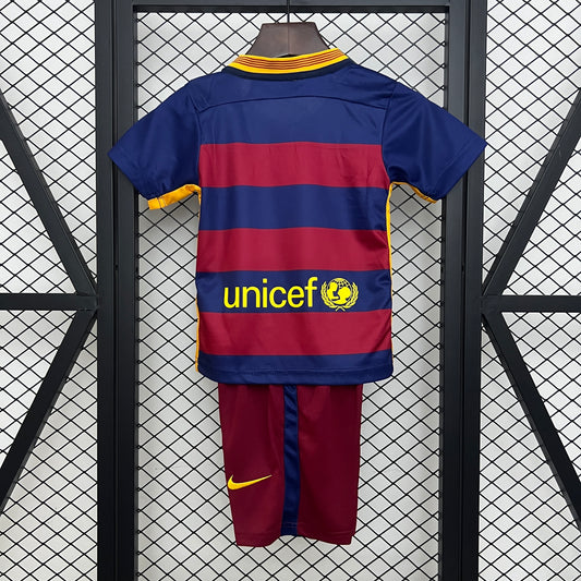 2015/16 Barcelona Home Retro Kids Kit