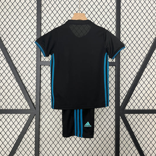 2017/18 Real Madrid Away Black Kids Kit