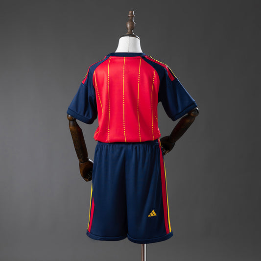 2026 Spain Home Kids Kit World Cup