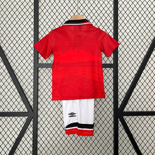 1994/96 Manchester United Home Retro Kids Kit