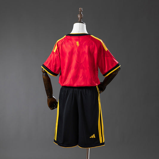 2026 Belgium Home Kids Kit World Cup