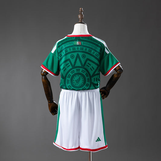 2026 Mexico Home Kids Kit World Cup