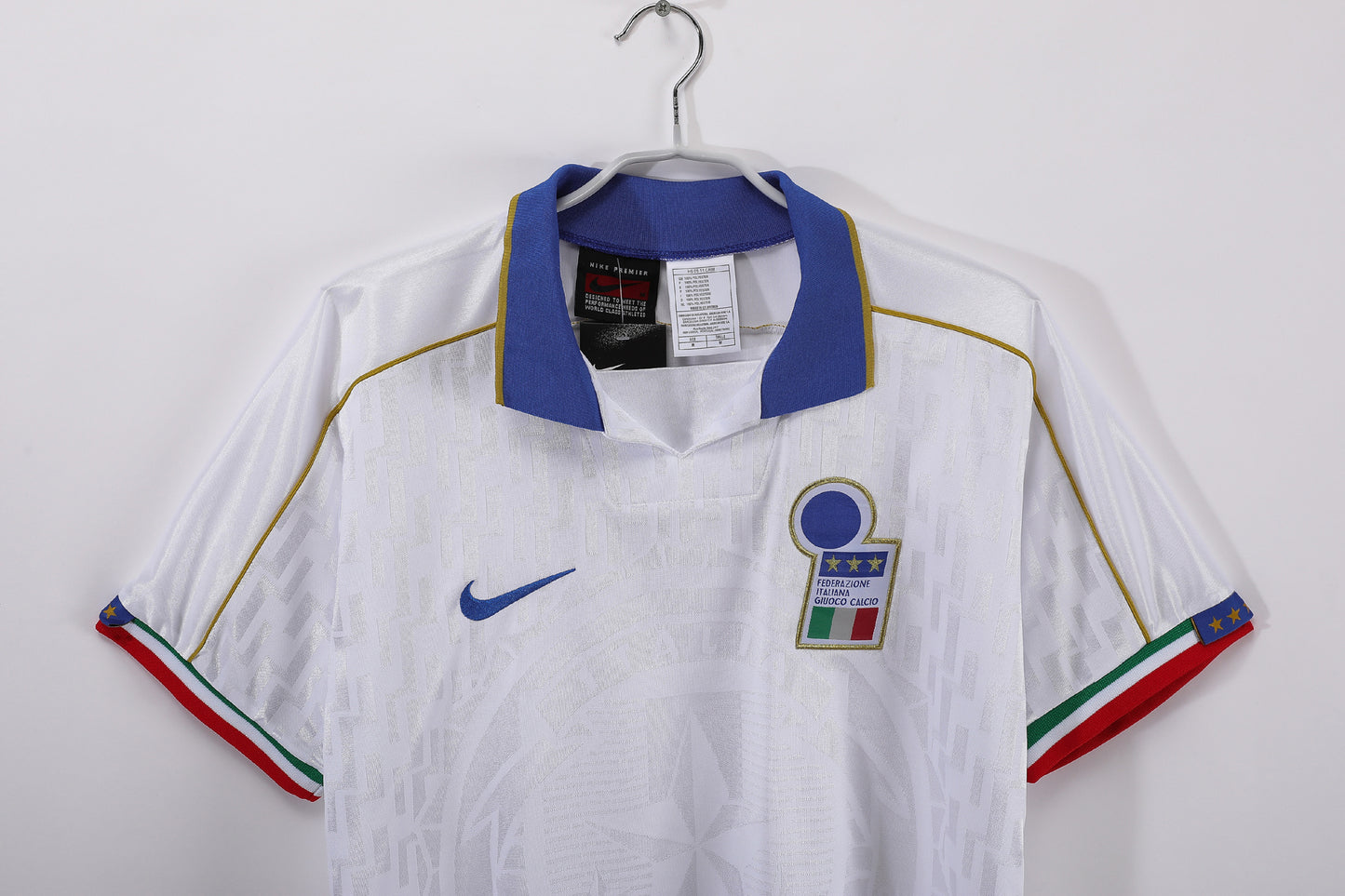 1995 Italy Away White Retro 8A