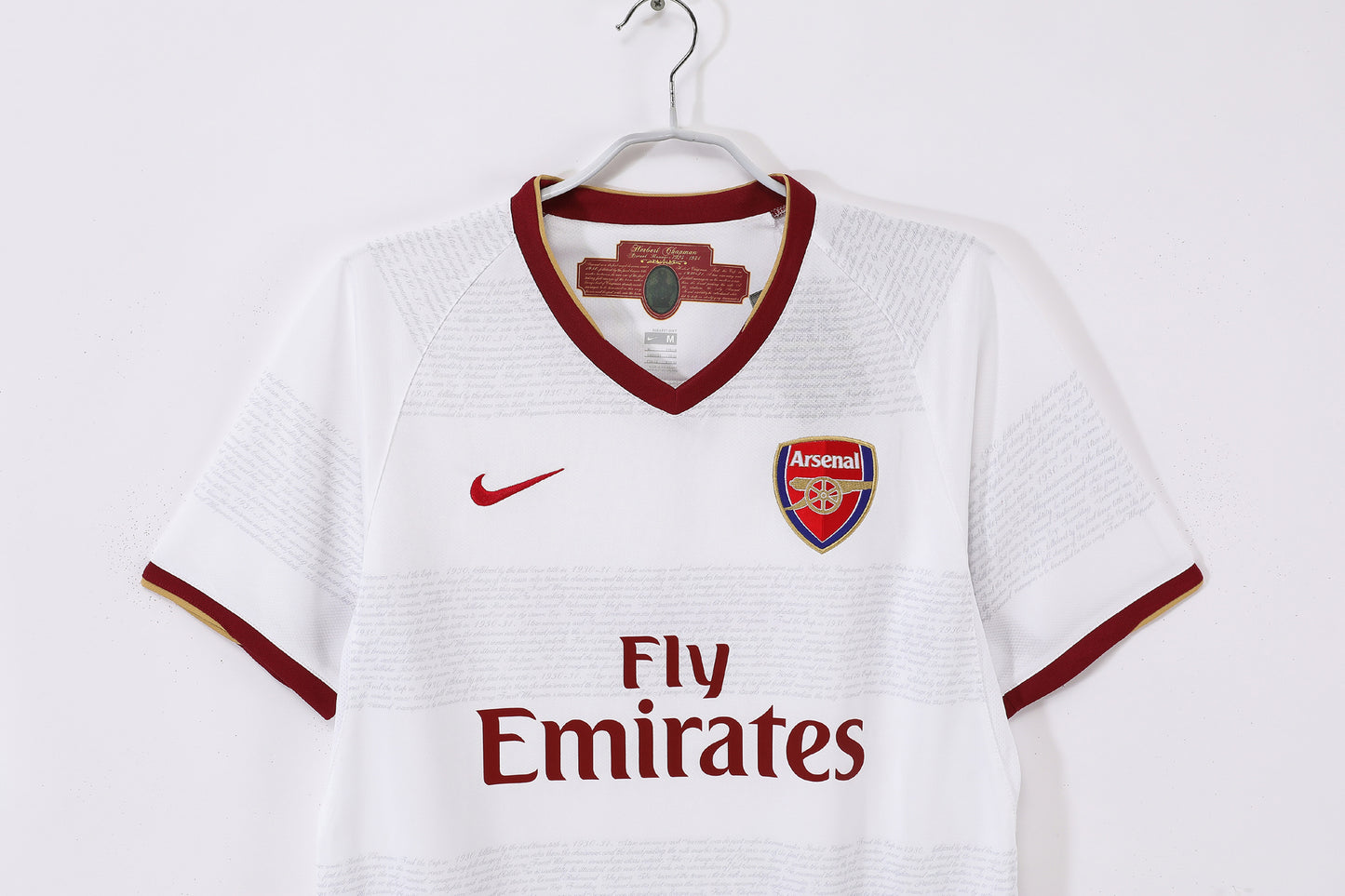 2007/08 Arsenal Away White Retro 8A
