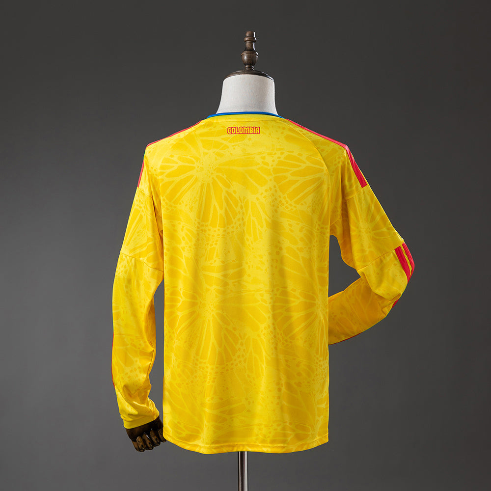 2026 Colombia Home Fan Version (Long Sleeve) World Cup