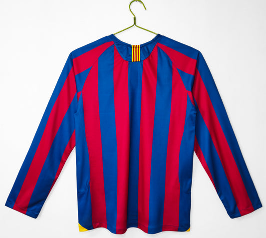 2005/06 Barcelona Home League Version 3B (Long Sleeve)