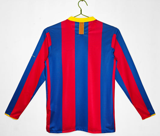 2010/11 Barcelona Home League Version 3B (Long Sleeve)
