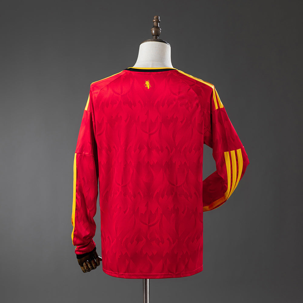 2026 Belgium Home Fan Version (Long Sleeve) World Cup