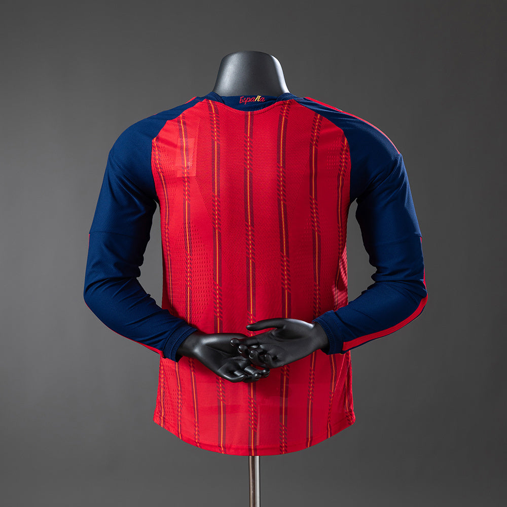 2026 Spain Home Player Version (Long Sleeve) World Cup