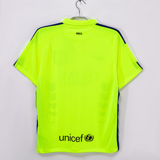 2014/15 Barcelona Third (Fluorescent Green) 8A