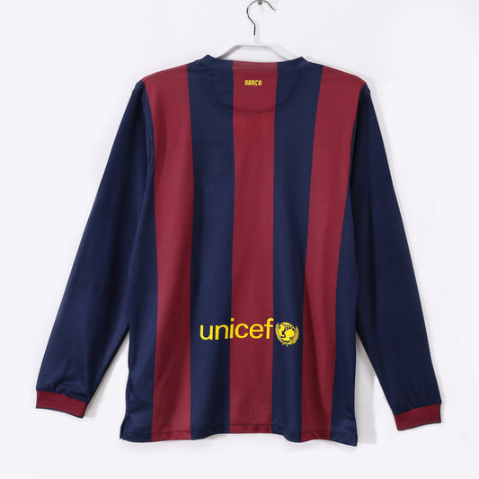 2014/15 Barcelona Home 3B (Long Sleeve)