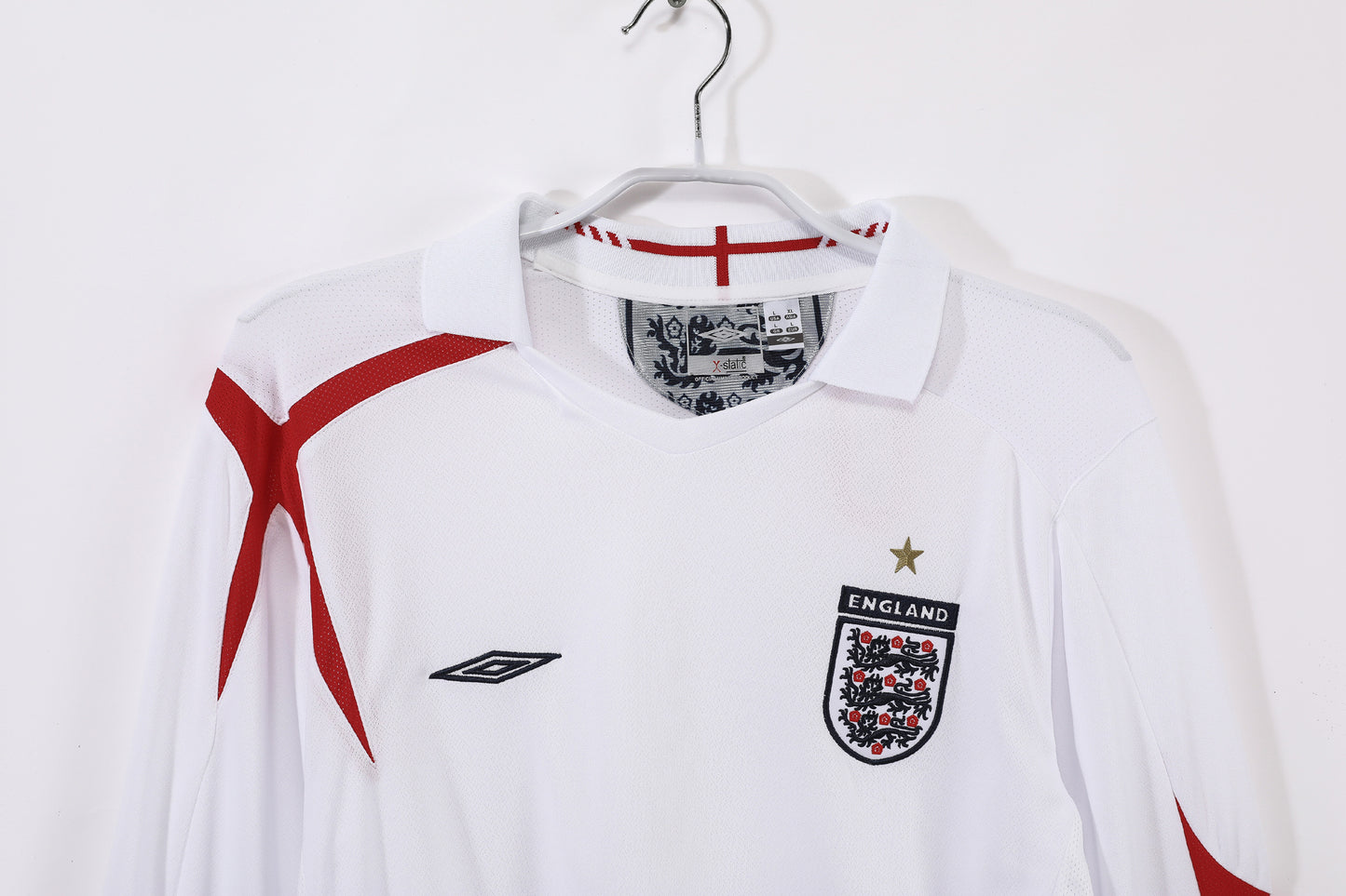 2006 England Home Retro 0B (Long Sleeve)