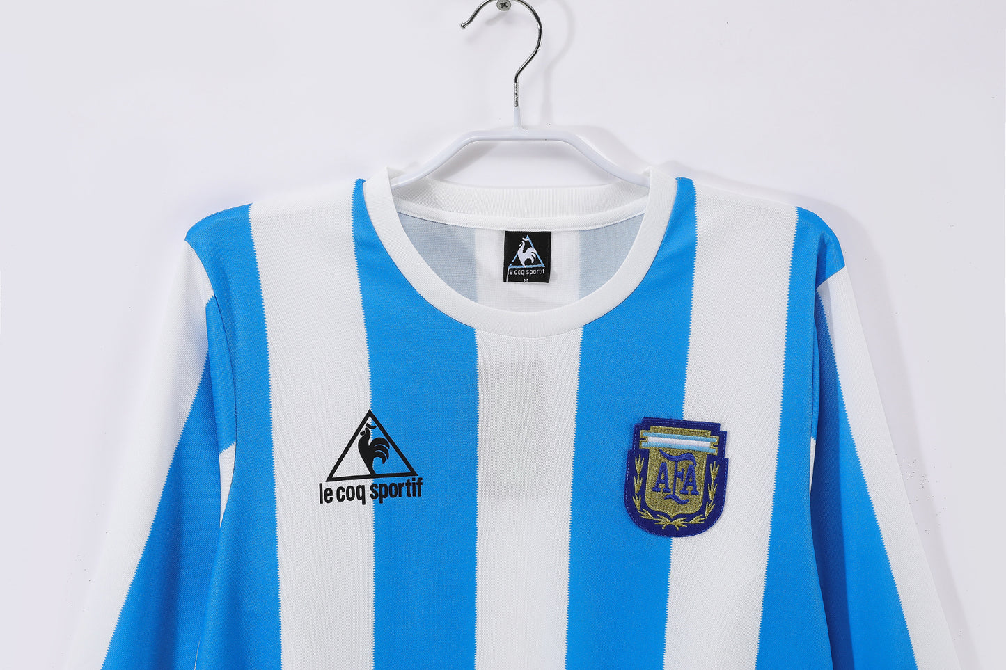 1986 Argentina Home Retro 3B (Long Sleeve)
