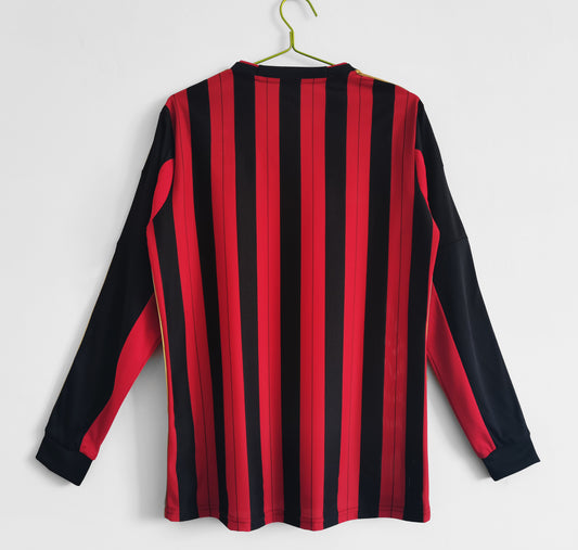 2013/14 AC Milan Home Retro 3B (Long Sleeve)