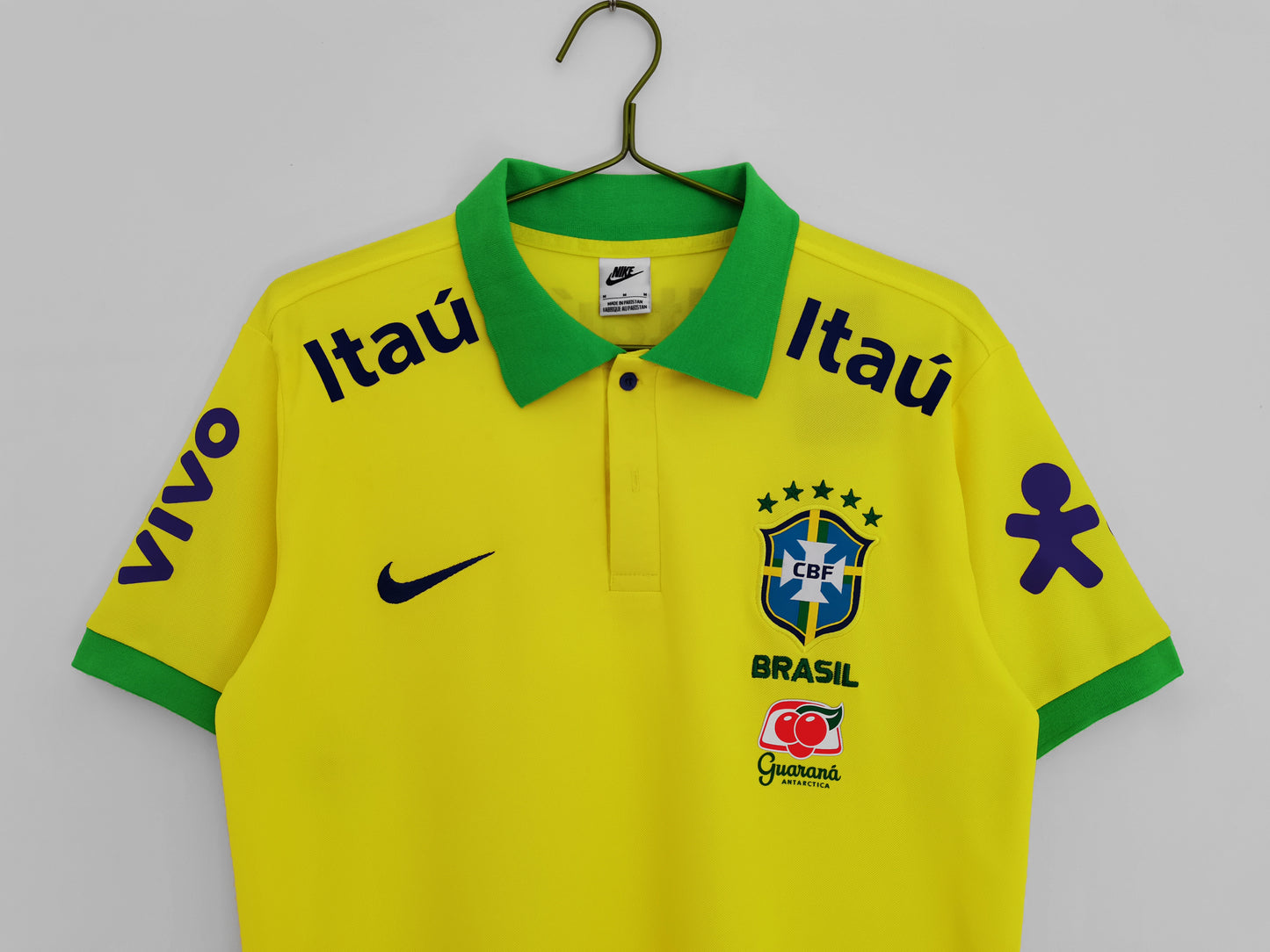 2022 Brazil Yellow Polo Shirt 8A