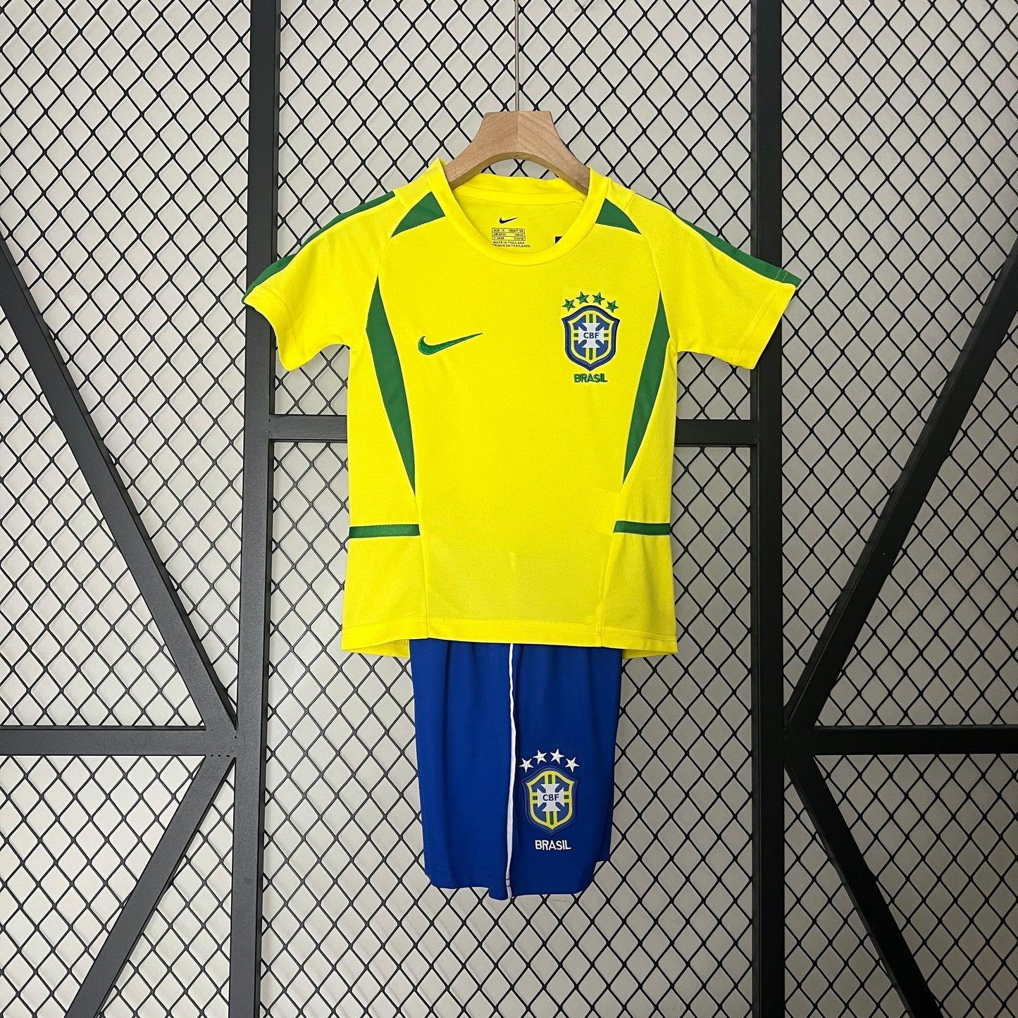 2002 Brazil Home Retro Kids Kit