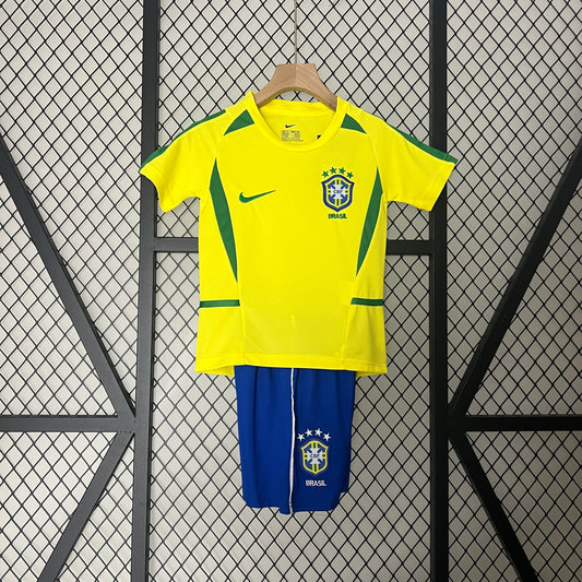 2002 Brazil Home Retro Kids Kit