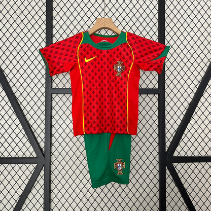 2004 Portugal Home Retro Kids Kit