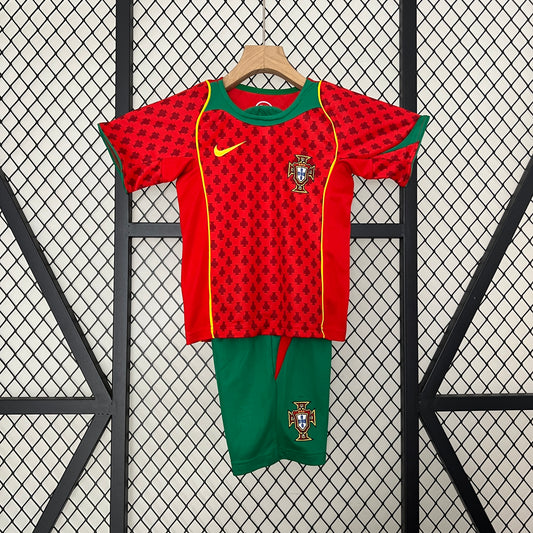 2004 Portugal Home Retro Kids Kit