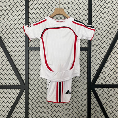 2006/07 AC Milan Away UCL Edition Kids Kit