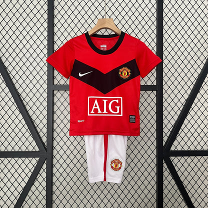 2009/10 Manchester United Home Retro Kids Kit