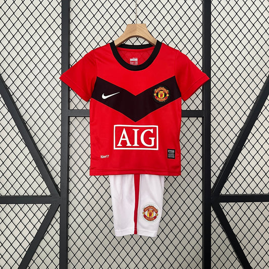 2009/10 Manchester United Home Retro Kids Kit