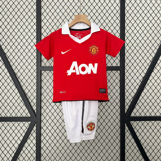 2010/11 Manchester United Home Retro Kids Kit
