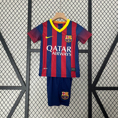2013/14 Barcelona Home Retro Kids Kit