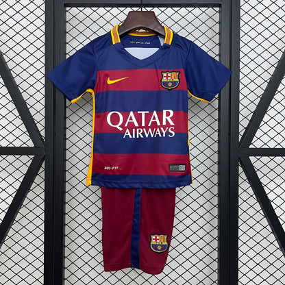 2015/16 Barcelona Home Retro Kids Kit