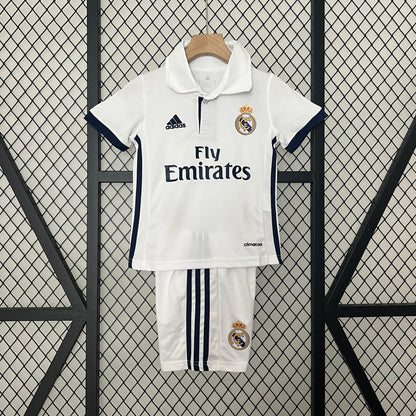 2016/17 Real Madrid Home Retro Kids Kit