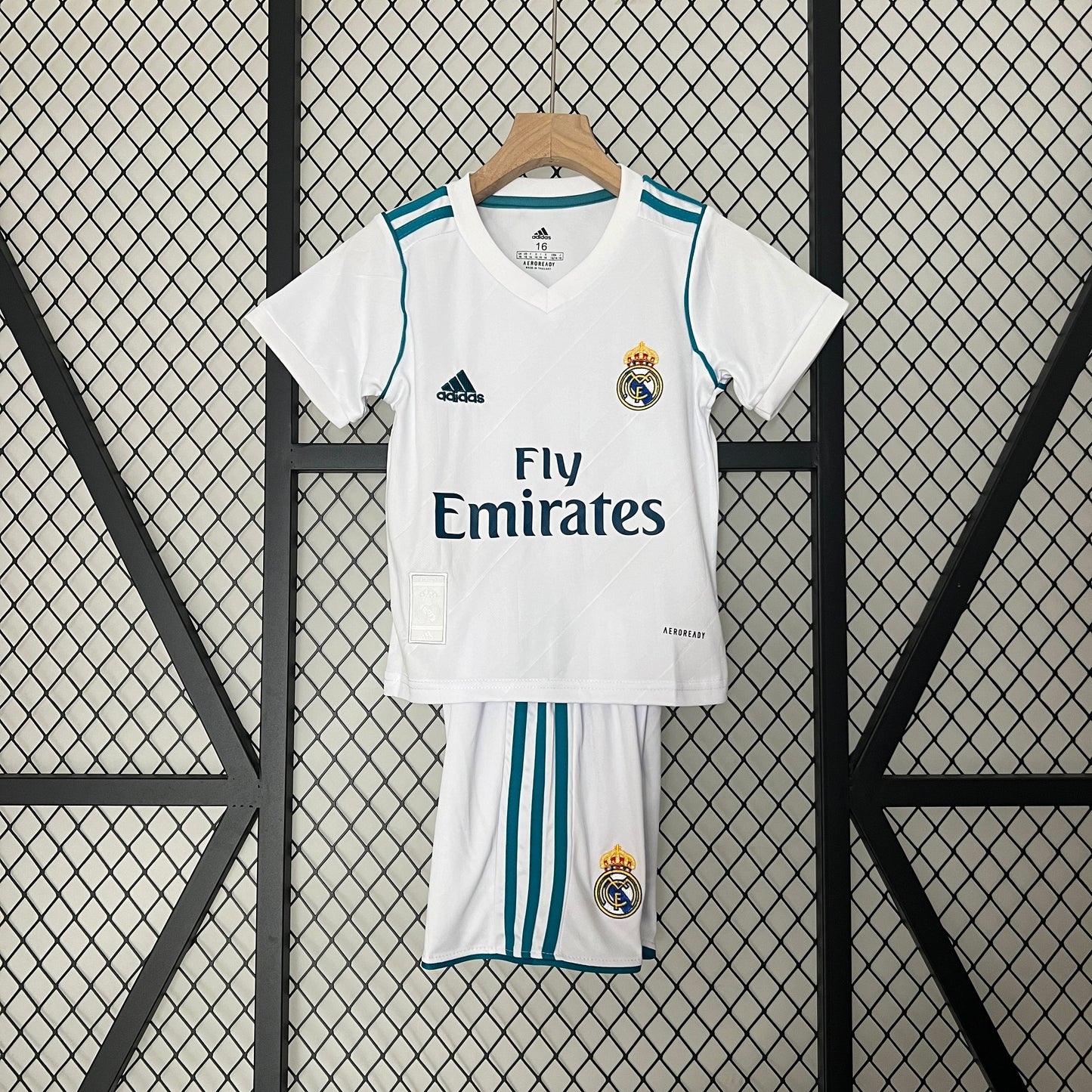 2017/18 Real Madrid Home Retro Kids Kit