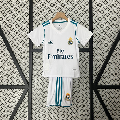 2017/18 Real Madrid Home Retro Kids Kit