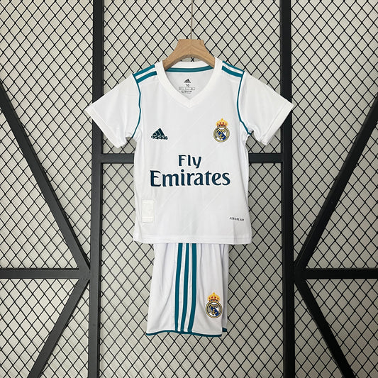 2017/18 Real Madrid Home Retro Kids Kit