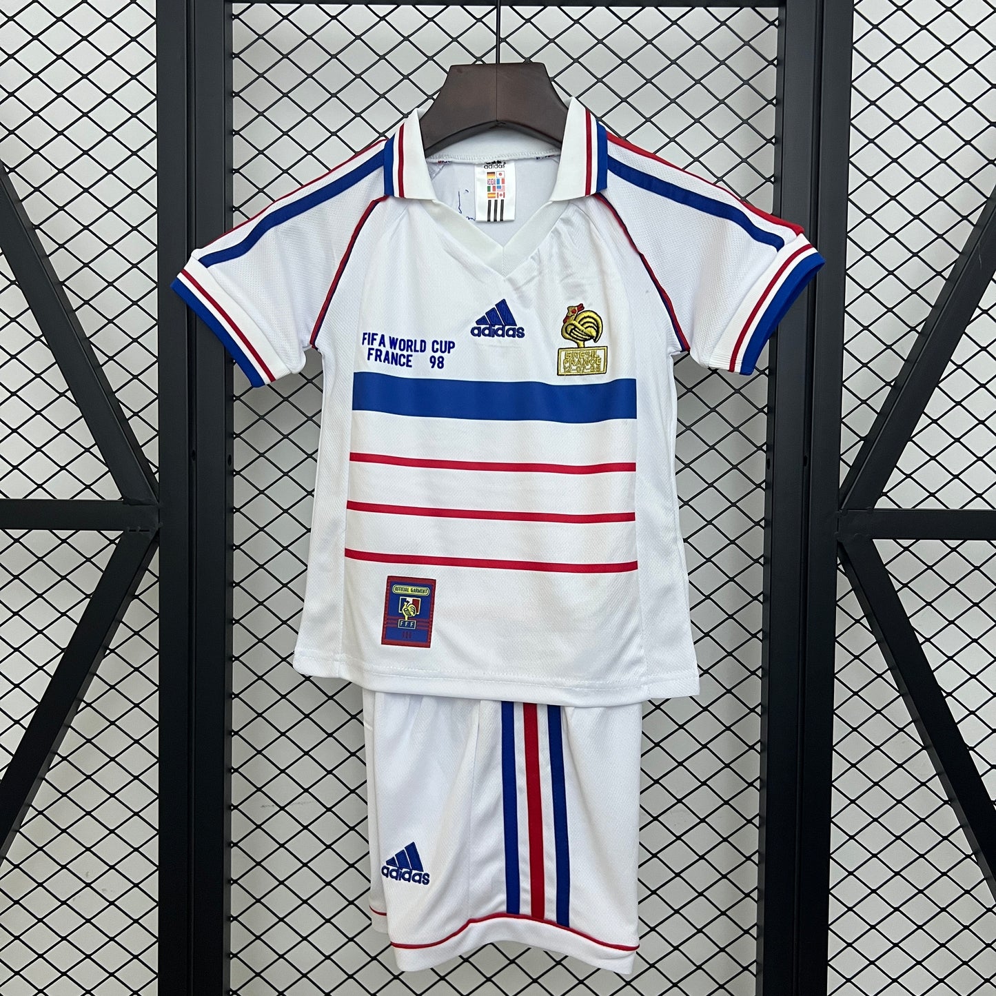 1998 France Away Retro Kids Kit