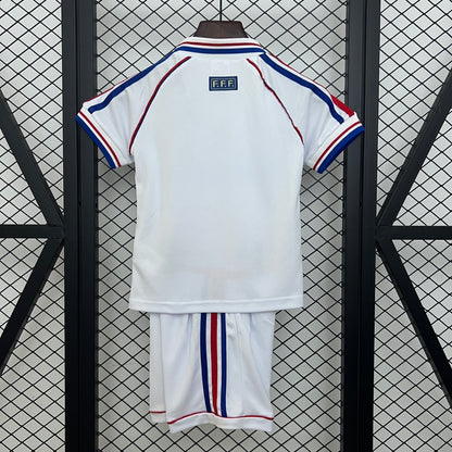 1998 France Away Retro Kids Kit