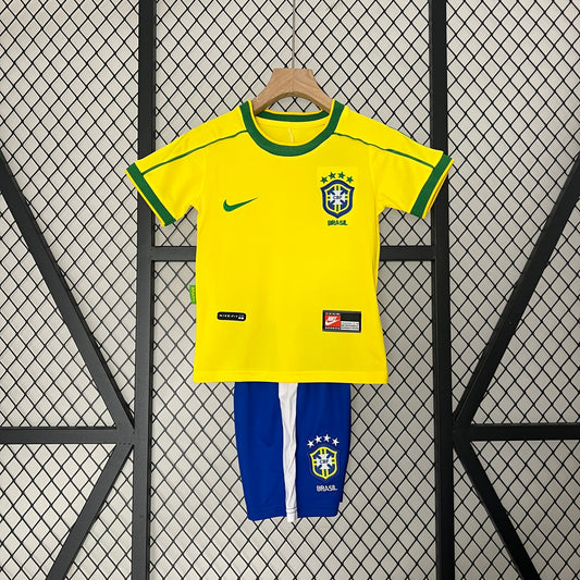 1998 Brazil Home Retro Kids Kit