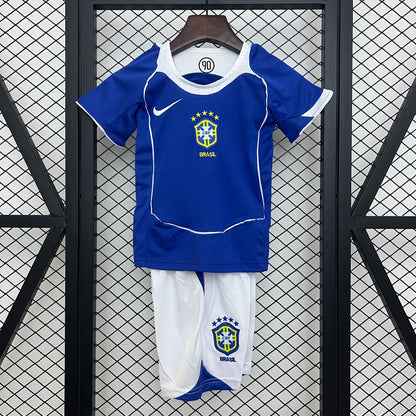 2004 Brazil Away Retro Kids Kit