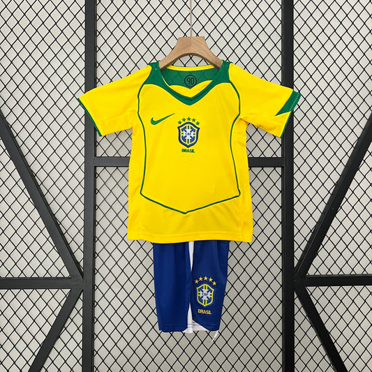 2004 Brazil Home Retro Kids Kit