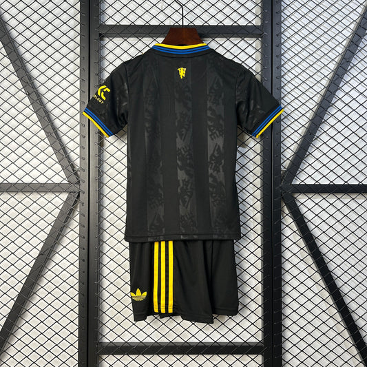 2025/26 Manchester United Away Third Kids Kit
