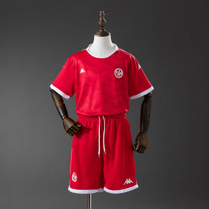 2026 Tunisia Home Kids Kit World Cup