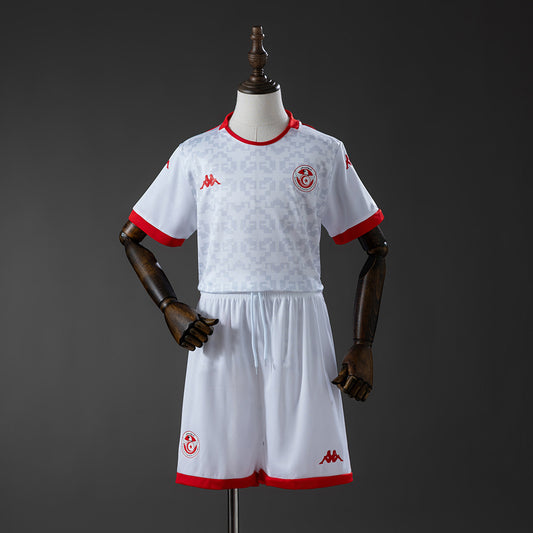 2026 Tunisia Away Kids Kit World Cup