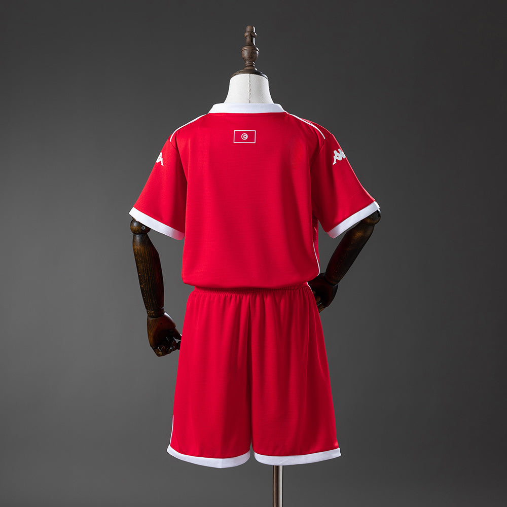 2026 Tunisia Home Kids Kit World Cup