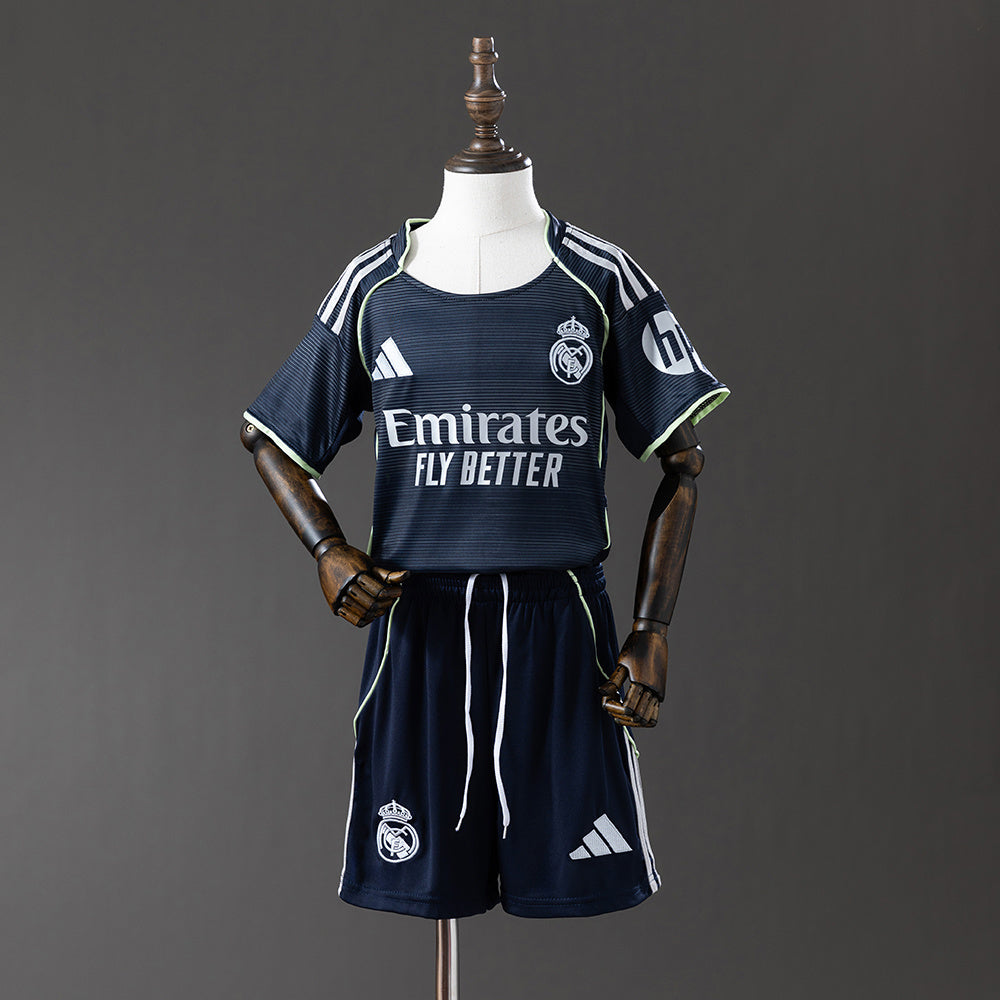 2025/26 Real Madrid Away Kids Kit