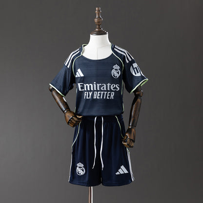 2025/26 Real Madrid Away Kids Kit