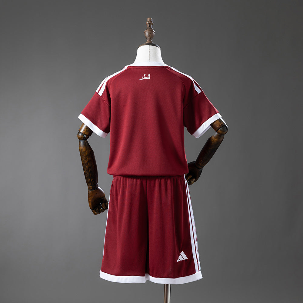2026 Qatar Home Kids Kit World Cup