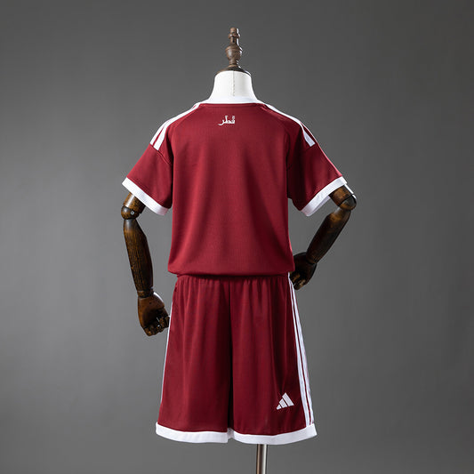2026 Qatar Home Kids Kit World Cup