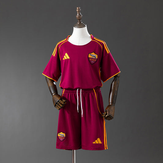 2025/26 AS Roma Home Kids Kit