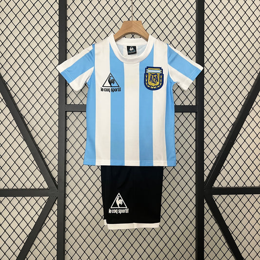 1986 Argentina Home Retro Kids Kit